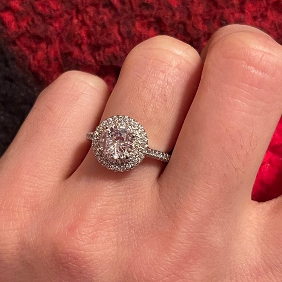 S925 Silver Wedding Ring For Women Charms Princess - Picture 5 of 6